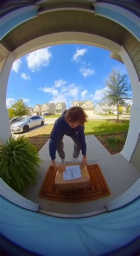 This doorbell cam footage made my whole day. #DoorbellCam #PrankFail #CaughtOnCamera #PackageThief #FunnyVideo #PrankGoneWrong #YellowSmoke #EpicFail #CaughtIn4K #HomeSecurityFootage #ComedyMoment #ViralVideo #Hilarious #PaintBomb #FailsDaily #InstantKarma #CamFootage #LaughOutLoud #HighlighterBoy #TooFunny | DoorbellChaos
