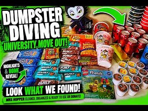College Dumpster Diving Finds Cleaned Up by Mrs Hopper! Crazy Move Out 2026 Day 3 Haul Reveal
