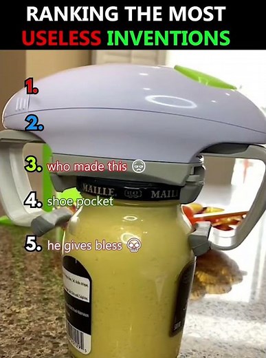 RANKING THE MOST USELESS INVENTIONS #shorts