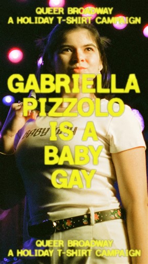 The Lesbian Bar Project on Instagram: "Introducing - Gabriella Pizzolo x The Lesbian Bar Project. Nobody puts this Baby Gay in the corner. To buy go to www.lesbianbarproject.com/merch or link in LBP’s bio"