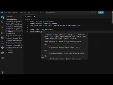 Calcula tu edad con Python en segundos | Programa fácil para principiantes