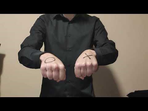 Sleight-of-hand magic trick only fools monkeys with opposable thumbs