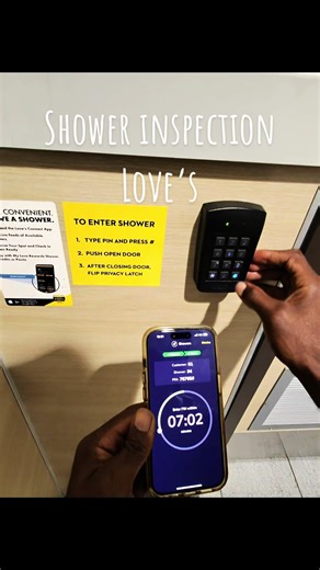 Love’s Shower Room Inspection for Truckers in Jax, FL