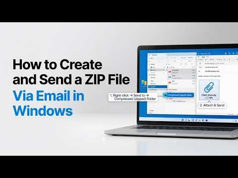 How to Create and Send a ZIP File Via Email in Windows