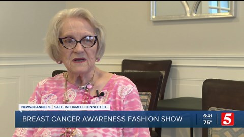 Senior survivors strut runway for Breast Cancer Awareness Month fashion show