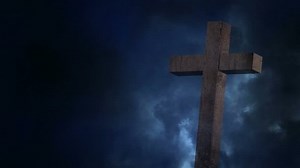 Animated Wooden Cross Against Animated Thunder Stock Footage Video (100% Royalty-free) 1021110484 | Shutterstock