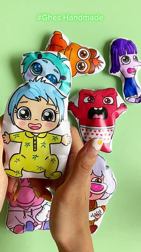 Colorful DIY Paper Toy: Inside Out 2 - Anxiety, Envy, Anger, Joy, and More