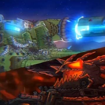 Vostok-1 vs Bleezabuth???💀🔥 VOSTOK AURA♾️#gerand #vost #cartoontanks #cartoons_about_tanks #kv44
