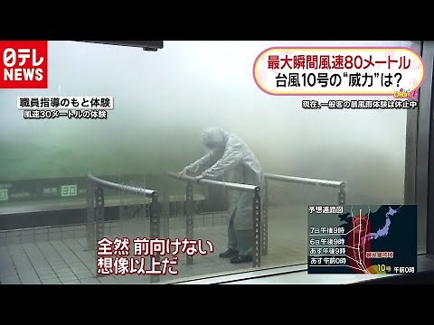 台風１０号 最大瞬間風速８０ｍの威力とは（2020年9月4日放送 『oha4!』より）