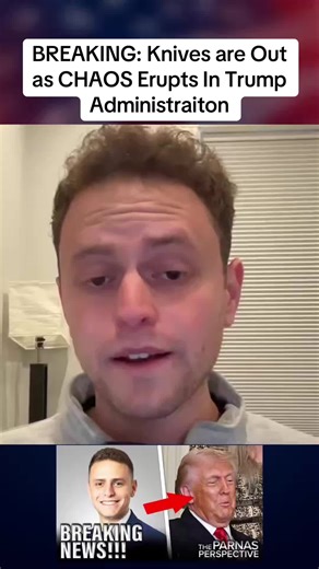 Part 1-BREAKING: Knives are Out as CHAOS Erupts In Trump Administraiton#news #breakingnews #trump #fyp #aaronparnas