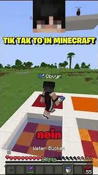 TIC-TAC-TOE IN MINECRAFT...!🤣👌🏽