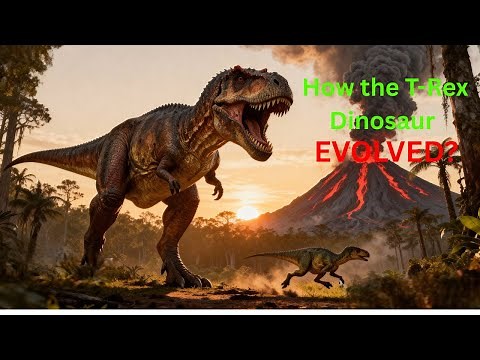 Life Of T-Rex Dinasours Million Years Ago | How the T-Rex Dinosaur Evolved?