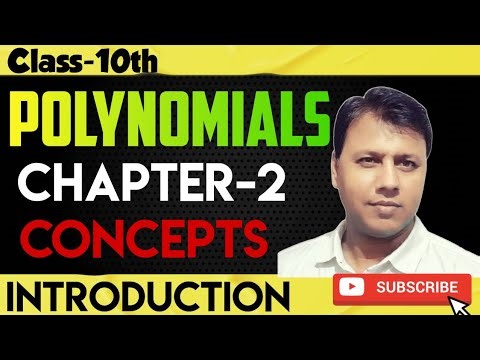 Class-10th |POLYNOMIALS |CHAPTER-2| INTRODUCTION | #maths #cbse #ncertmaths #jacboard Select Maths
