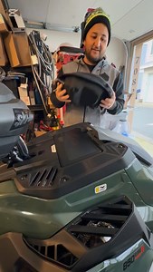 Install my new skidoo soft glove box bag extension with me! Not much longer till we’re on the snow. @skidoo @gvpowersports #brpdealerambassador #thatskidoofeeling #skidoo #snowmobile | Sledderrb