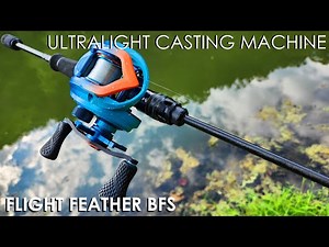 FLIGHT FEATHER Ultralight Lure CASTING MACHINE!!!