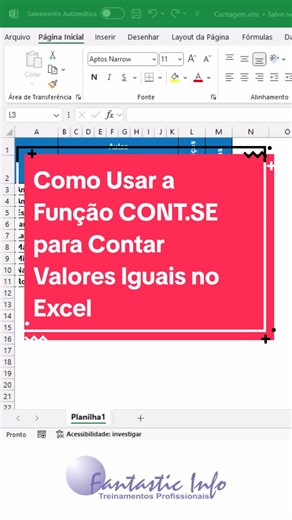 Aprenda a Usar a Função CONT.SE no Excel