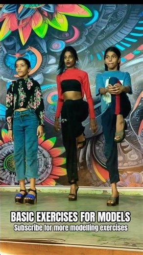 basic exercise for models #viral #basicexercise #modelling #fashionshow #catwalk #catwalkbeauty