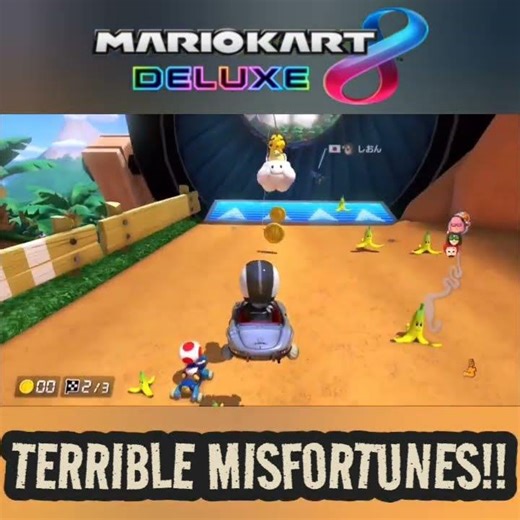 HOW TO TAKE THE CANNON SECTION UNSUCCESSFULLY (Mario Kart 8 Deluxe) #nintendo #switch #mariokart #mk