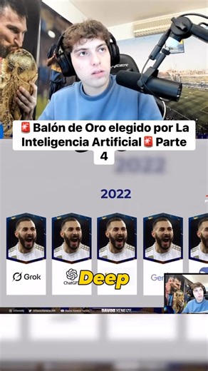 30K views · 913 reactions | DAVOO XENEIZE REACCIONA A Balón de Oro elegido por La Inteligencia Artificial 樂Parte 4#davooxeneize #mexico #colombia #fblifestyle #argentina | DAVO Xeneize | Facebook