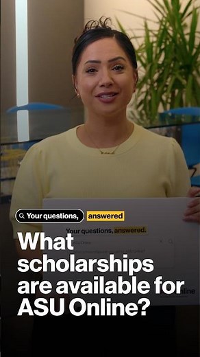 What scholarships can you get for ASU Online? #collegescholarships