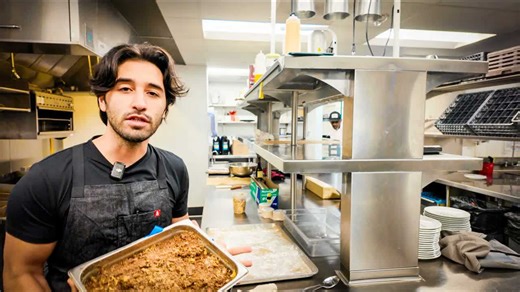 Raw cooking inside a restaurant, nothing hidden