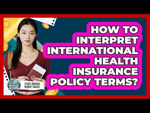 How To Interpret International Health Insurance Policy Terms?