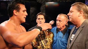 What happened when Impact Wrestling went off the air tonight? Alberto El Patron celebrated his newly won World Title and Bruce Prichard wanted to talk to El Patron about the way the title was won. Alberto didn't want to hear it and stormed off. What do you think about what happened? | TNA Wrestling