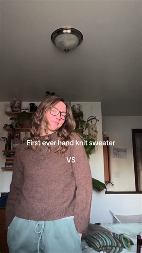 Comparing My Hand-Knit Sweaters: Which One's Better?