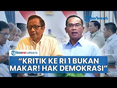 Kata Mahfud MD soal Saiful Mujani Serukan Gulingkan Prabowo: Bukan Makar, Prabowo Harus Instropeksi