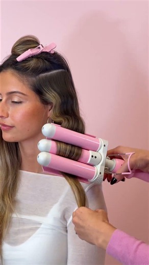Flat hair days? The 32mm Pro Waver has entered the chat 🌊
