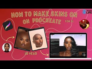 How to Make Skins on Secondlife (ProCreate)