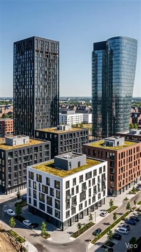 Fast Process of Building a Mix Urban Complex#shorts