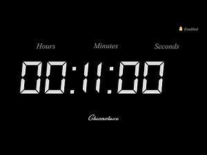 11-Minute Timer | Clean and Sleek Countdown