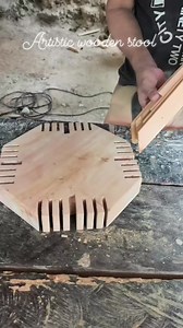 Artistic wooden stool #woodenstooldesign #furniture | Manny Gildo