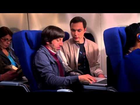 The Big Bang Theory - Sheldons and Howards first flight S07E17 [HD]
