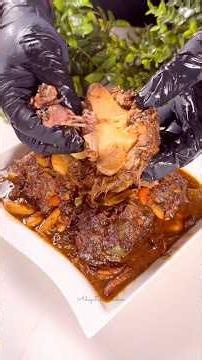 The BEST Jamaican Oxtail Recipe | Fall-Off-The-Bone & Full of Flavor 🇯🇲🔥 #oxtailrecipe #oxtails