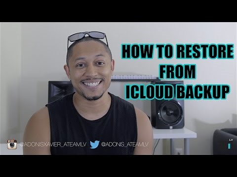 HOW TO RESTORE FROM ICLOUD BACKUP ON IPHONE