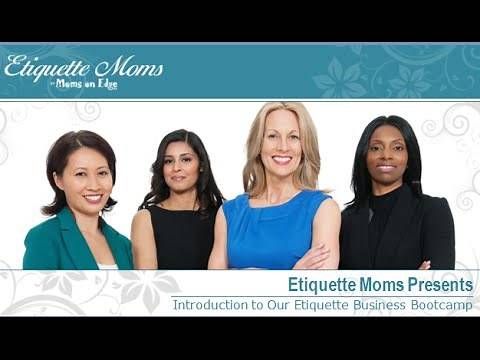 Etiquette Training Bootcamp, Lessons Plans and Classes for Adults to Teach Etiquette