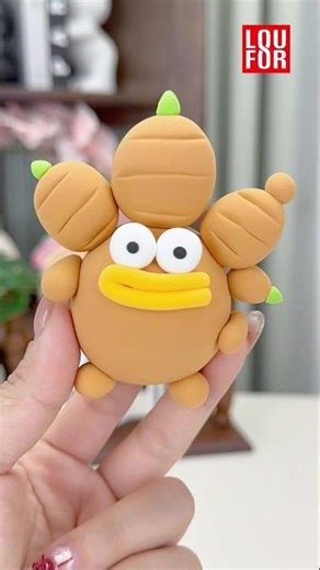 DIY Squishy Ginger Man | Satisfying Clay ASMR 🧑‍🎄✨