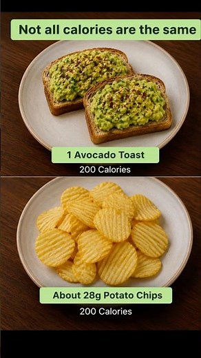 How 200 Calories Look 👀✨ | Healthy vs Unhealthy Foods | Shocking Calorie Comparison