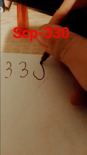 я нарисовал SCP 330