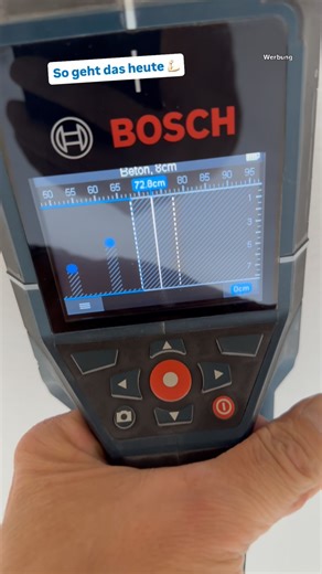 Mit dem Bosch Ortungsgerät Wall Scanner D-tect 200 C findet ihr alles 👍🏻. Was benutzt ihr, um Leitungen zu finden? #werkzeug #tool #tools #bosch #hausbau #handwerk #umbau #sanierung #tip #tips | DH-Trockenbau