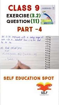 Exercise 3.2 Class 9 Math New book 2025 Question 11 #maths #class9maths #9classmath