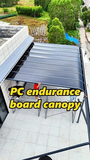 420K views · 3K reactions | Share a rain shelter built using PC boards.#pcboards #newmaterial #awning #awingdesign #sunshade #sunshades #sunroom #sunroomdecor #sunrooms #pcboard #pcboardawning#pavilion #outdoors #outdoorliving #pcbuild | chinawindowdoors | Facebook