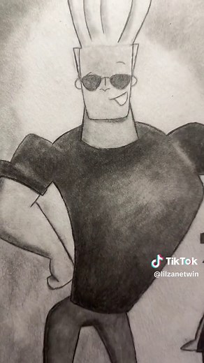 Johnny Bravo and Little Suzy #johnnybravo #littlesuzy #cartoonnetwork #art #draw #drawings