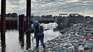Virginia Beach engineers construct tide gate in Windsor Woods to prevent flooding in low-lying areas