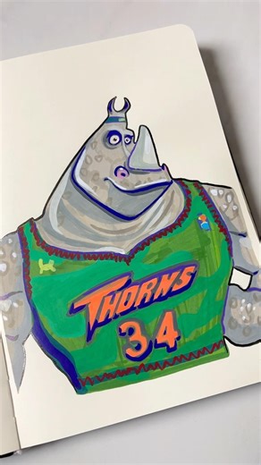 drawing Archie everhardt from GOAT movie#GOATmovie #GOAT #willharris #jettfillmore #stephcurry