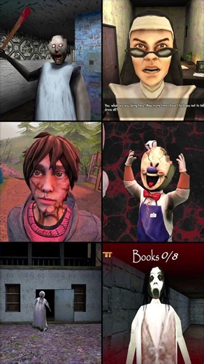 Granny 3 Vs Evil nun Vs Horror tale 3Vs Ice scream 8 #cskevilgamer #granny #horror #gaming