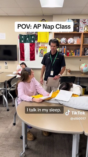 She’ll get a 1 on the AP Nap Test #fyp #teachersoftiktok #napclass @Kevin Silberman