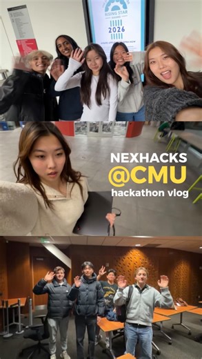 Viviana Chen | Better late than never😋 so fun so fun meeting so many familiar and new faces 🙏🙏 #cmu #hackathon #nexhacks #tech #67 | Instagram